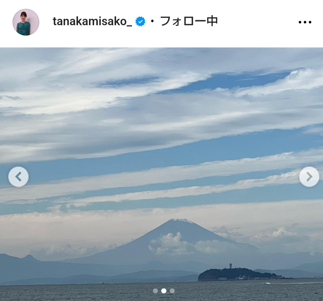 田中美佐子のインスタグラムから