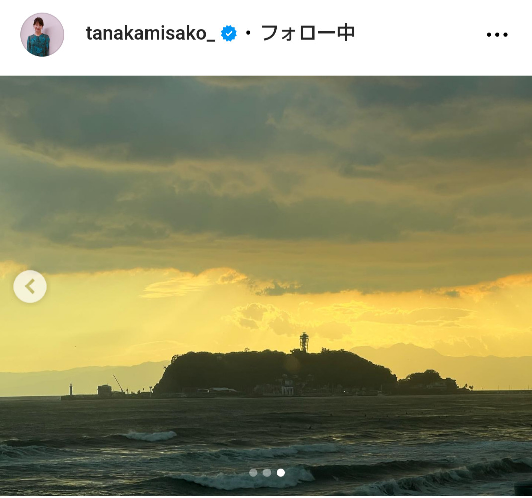 田中美佐子のインスタグラムから