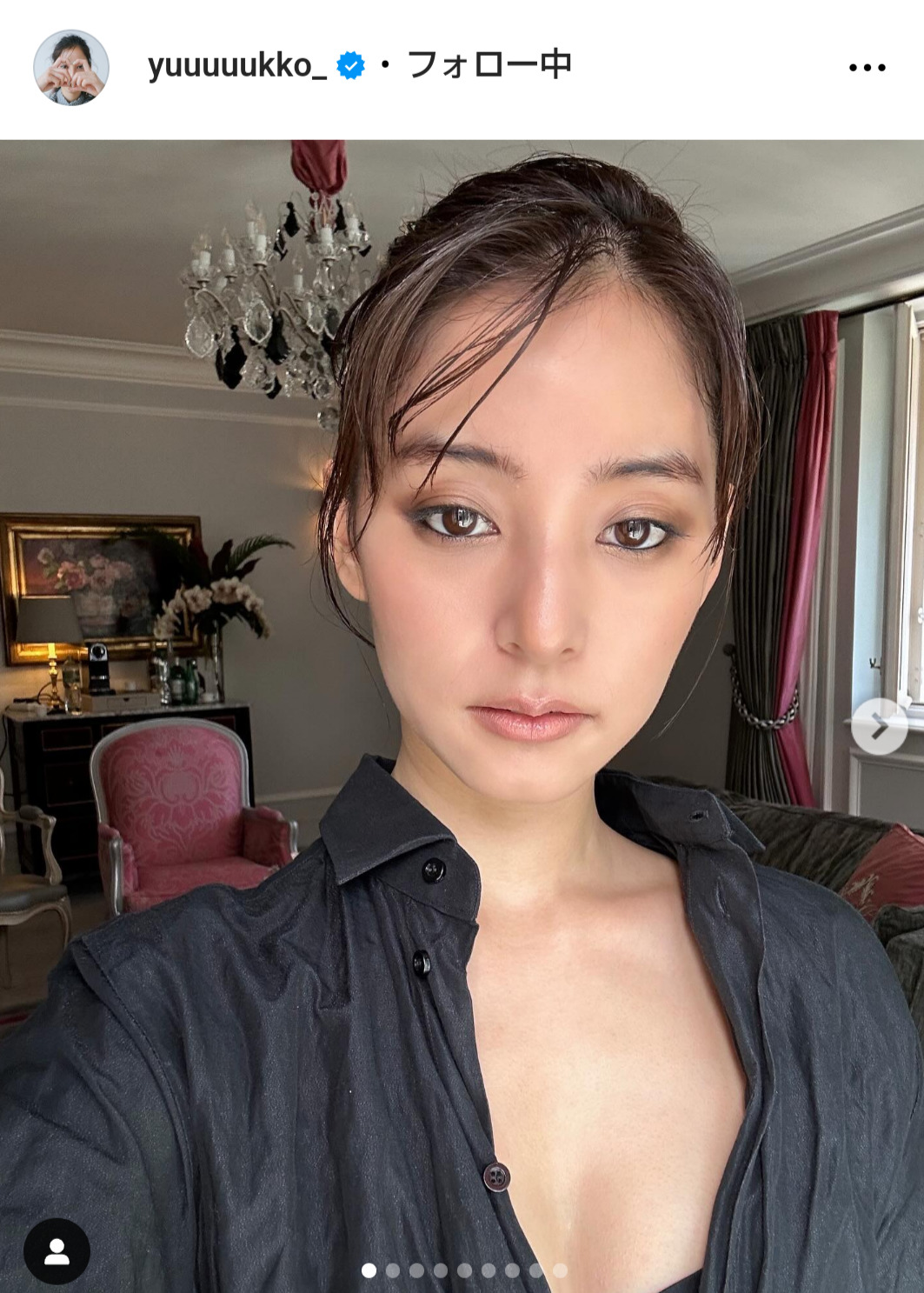 新木優子のインスタグラムから