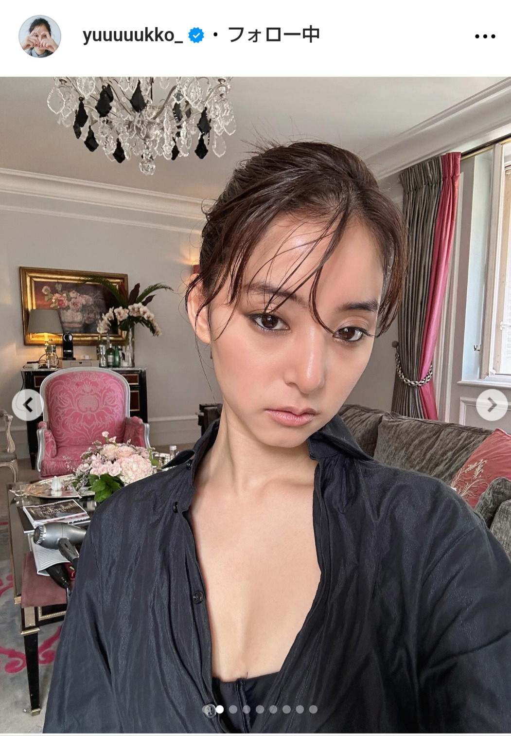 新木優子のインスタグラムから