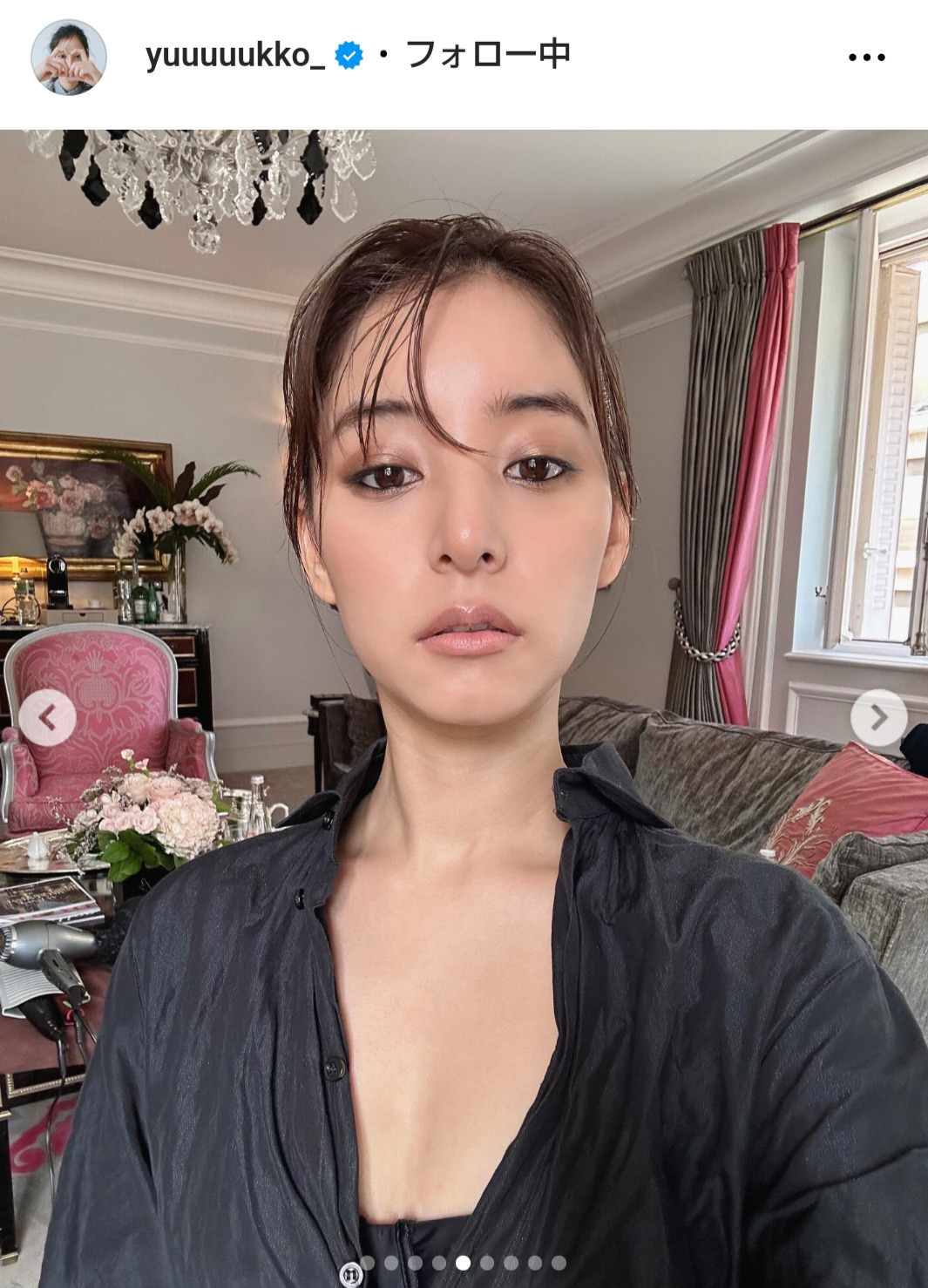 新木優子のインスタグラムから