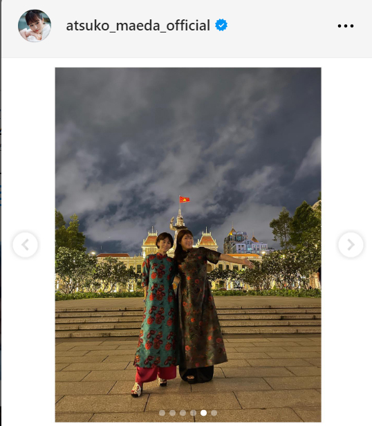 前田敦子のインスタグラムから