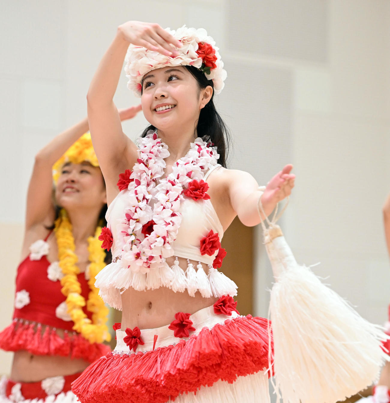 稽古に打ち込む中村守里（撮影・たえ見朱実）