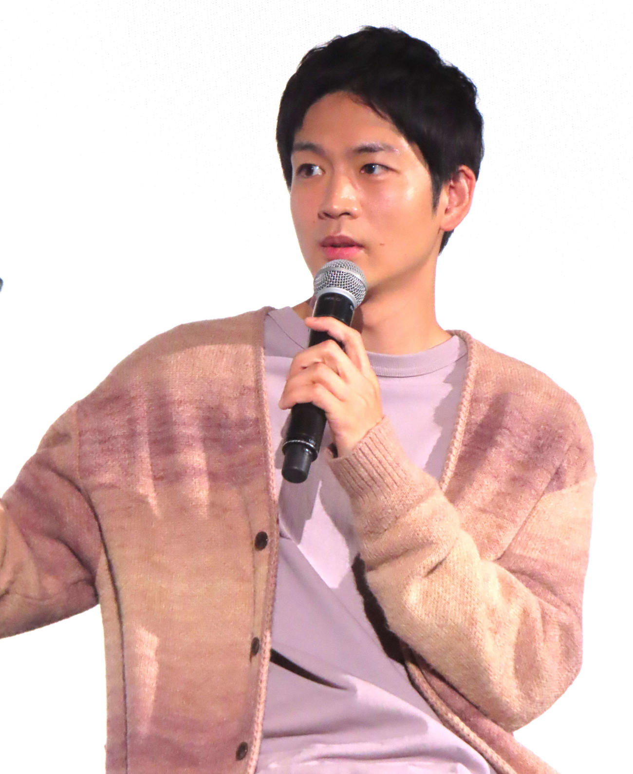フジテレビ系連続ドラマ「いちばんすきな花」完成披露試写イベントに登壇した松下洸平
