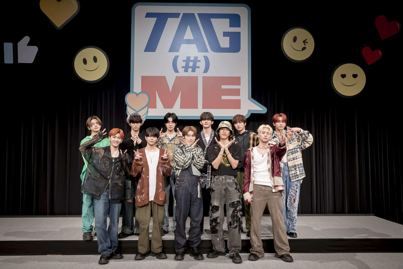 「TAG ME」発売記念イベントを開催したINIコピーライトLAPONE Entertainment