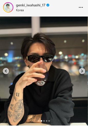岩橋玄樹のインスタグラムから