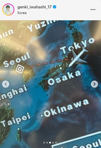岩橋玄樹のインスタグラムから
