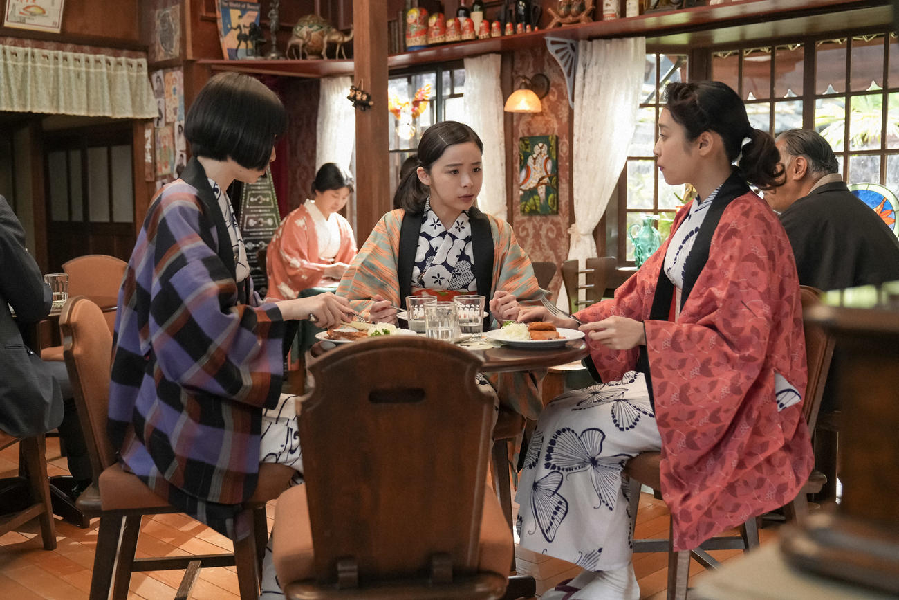 NHK連続テレビ小説「ブギウギ」の1場面（C）NHK