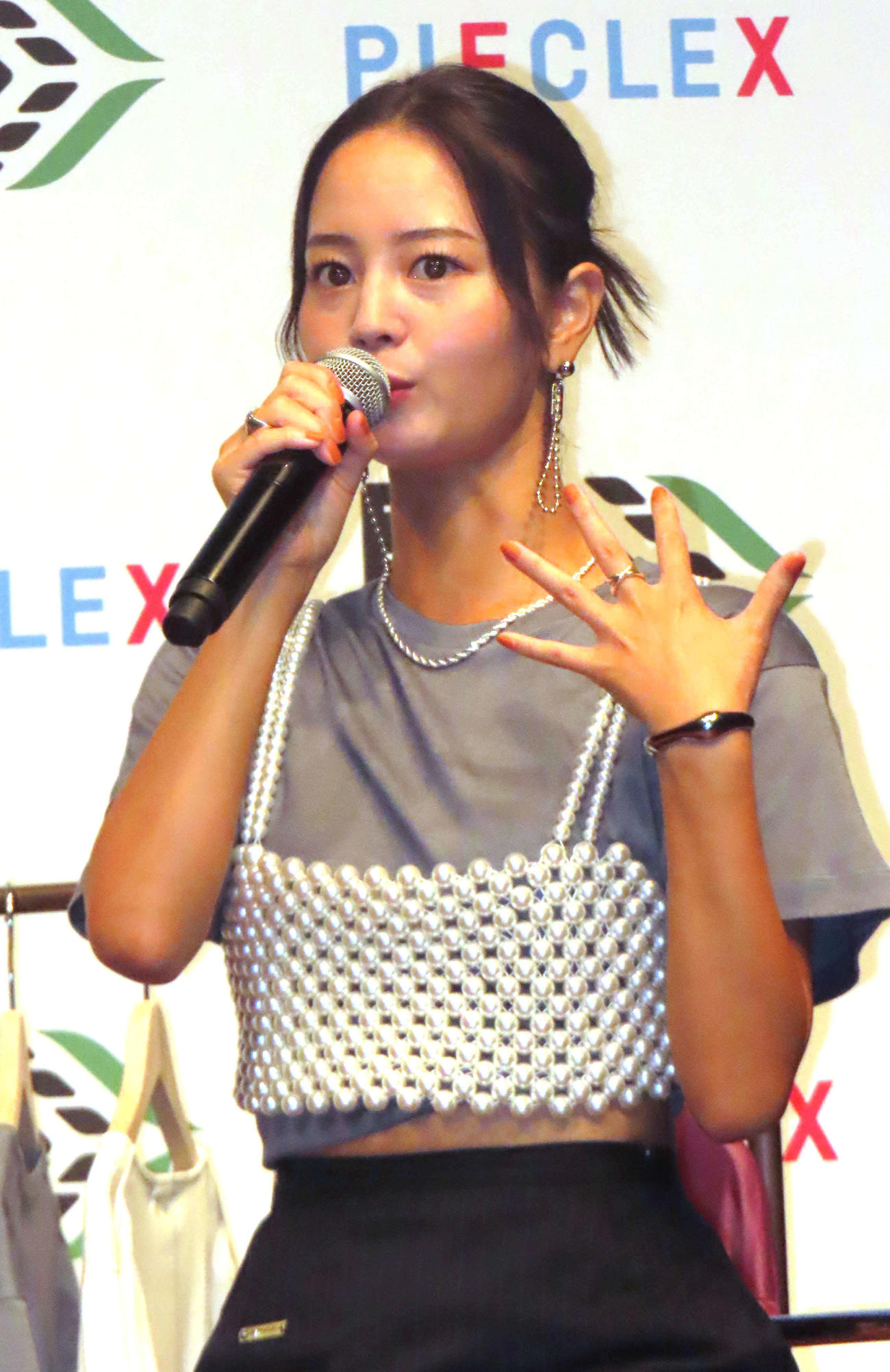 循環インフラ「P－FACTS」イベントに出席したNANAMI