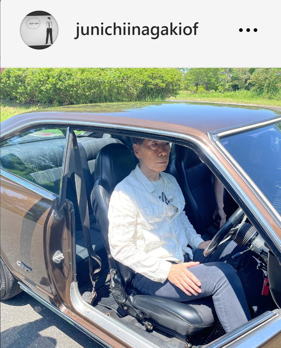おぎやはぎの愛車遍歴の出演する稲垣潤一（稲垣潤一のインスタグラムから）