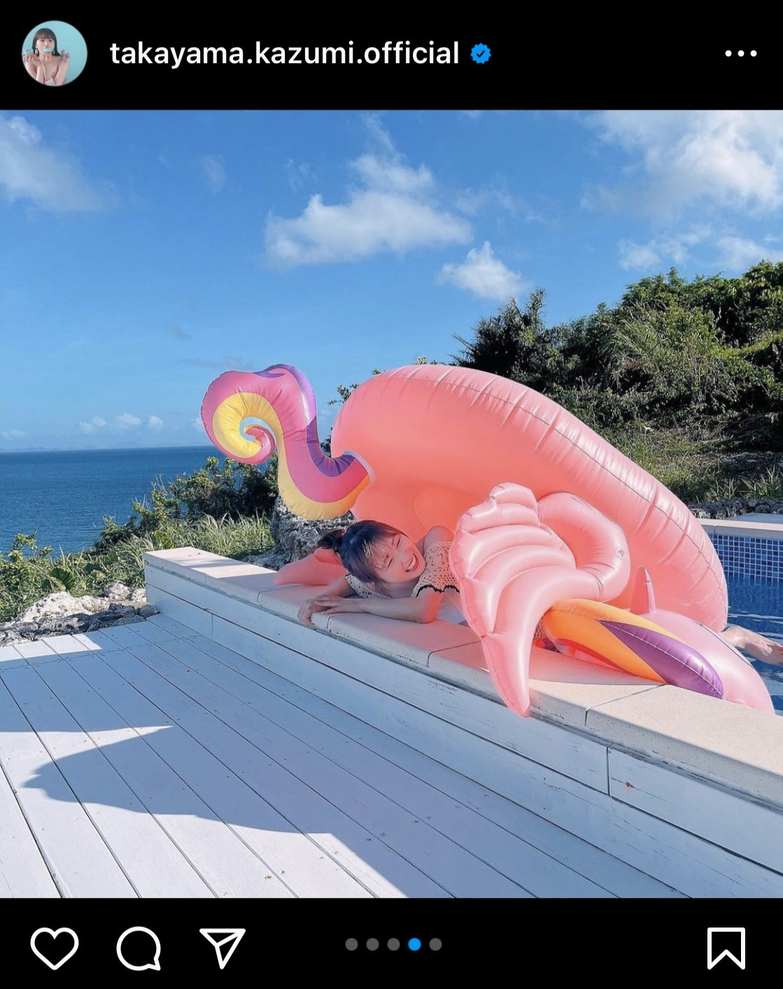高山一実のインスタグラムから