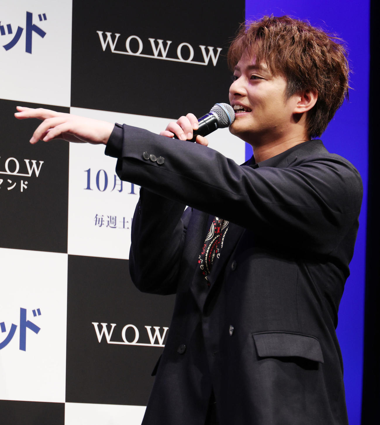 ドラマ「ギフテッド　Season2」完成披露試写会を行った中山優馬（撮影・中島郁夫）