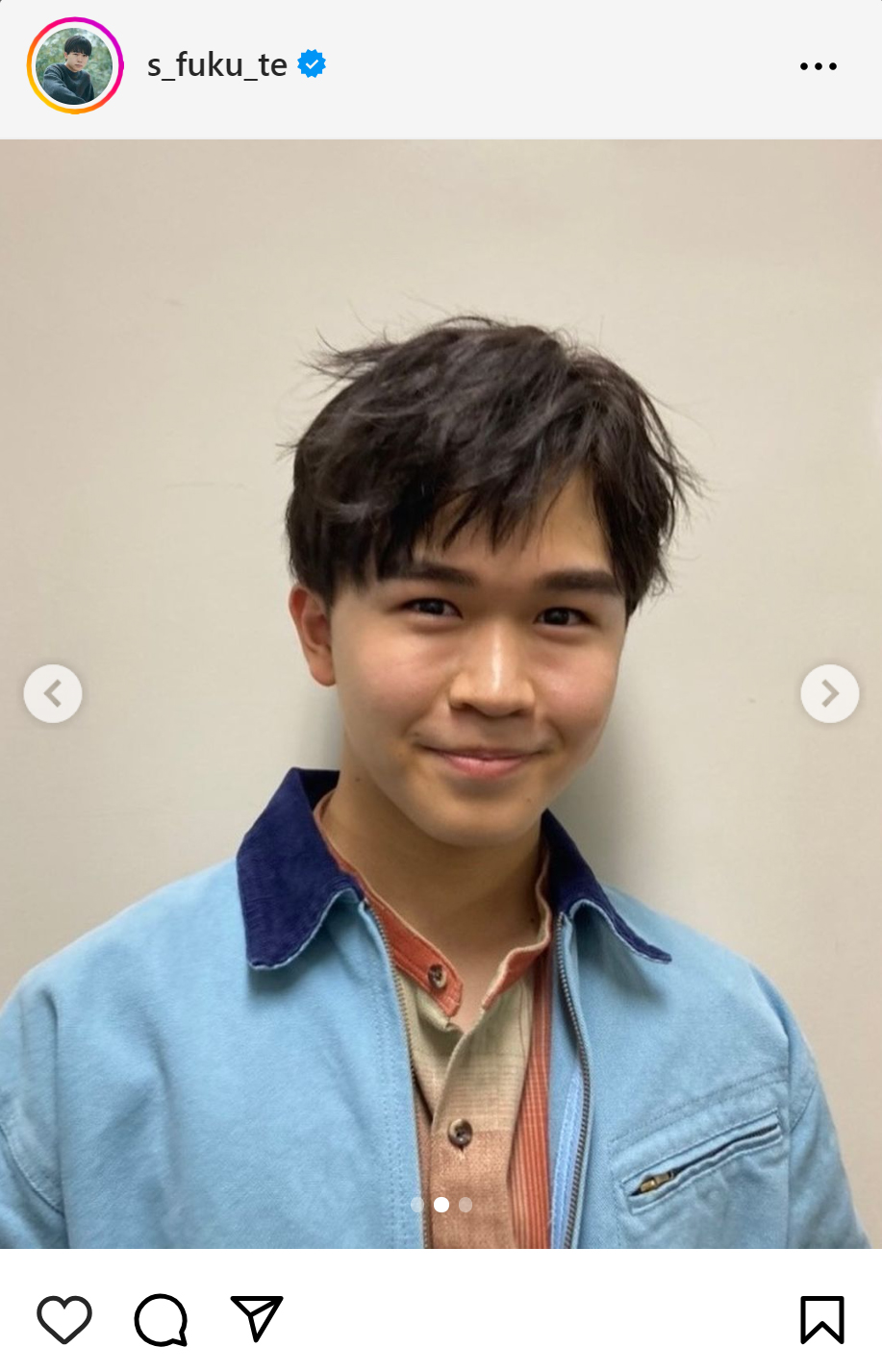 鈴木福のインスタグラムから