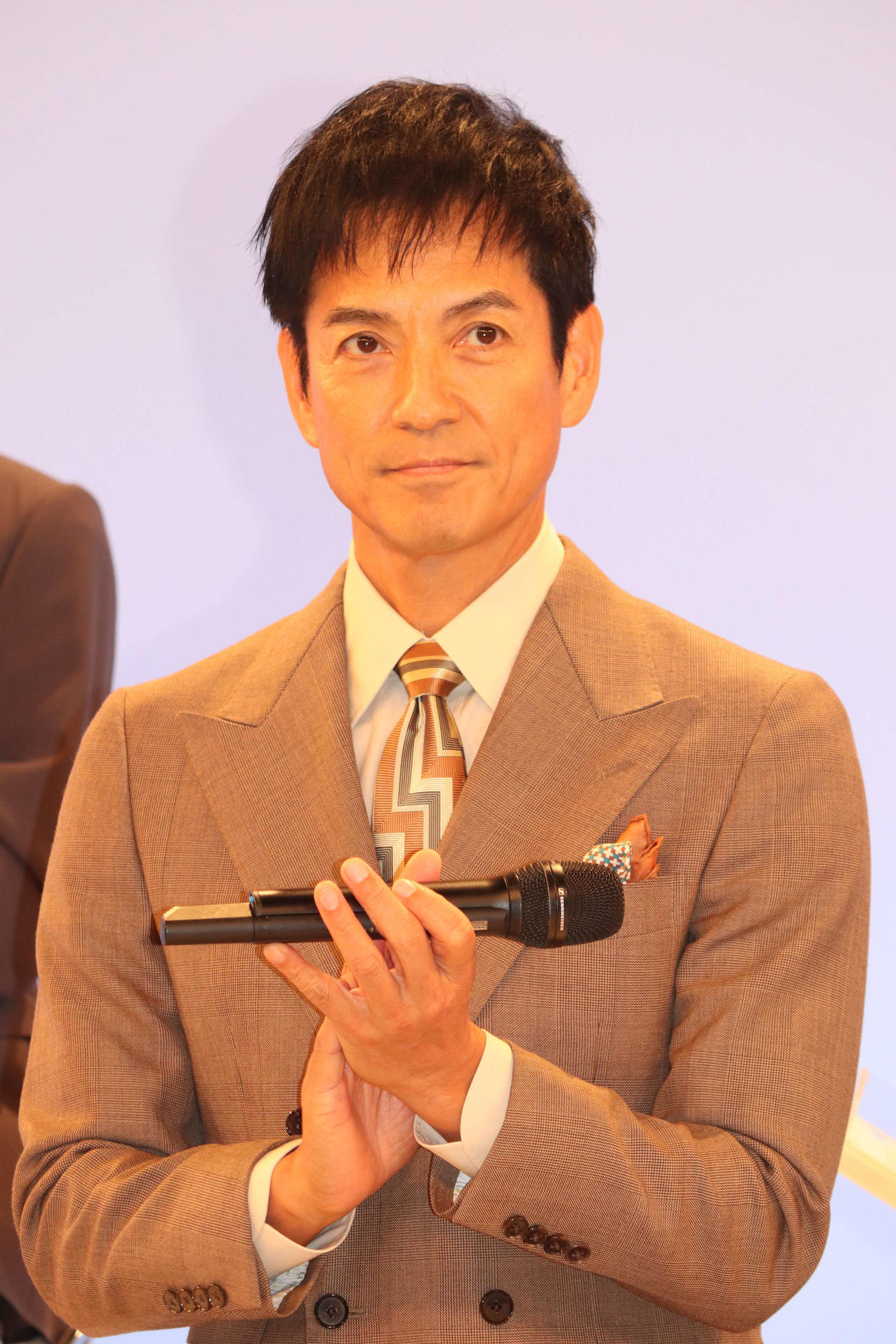 カンテレ・フジテレビ系連続ドラマ「トクメイ！　警視庁特別会計係」制作発表に出席した沢村一樹（撮影・加藤理沙）