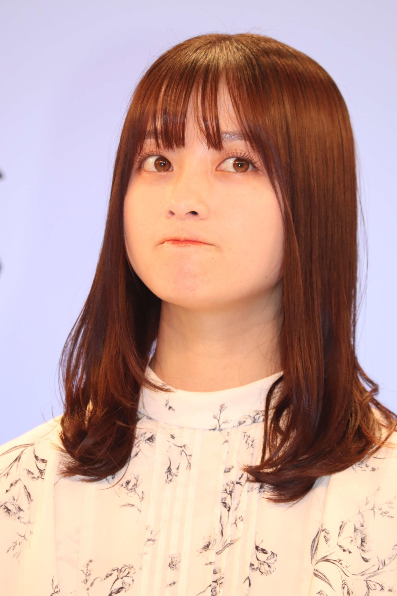 カンテレ・フジテレビ系連続ドラマ「トクメイ！　警視庁特別会計係」制作発表に出席した橋本環奈（撮影・加藤理沙）