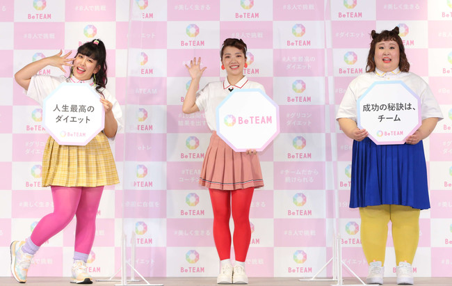 3時のヒロイン　左からゆめっち、福田麻貴、かなで（2021年8月撮影）