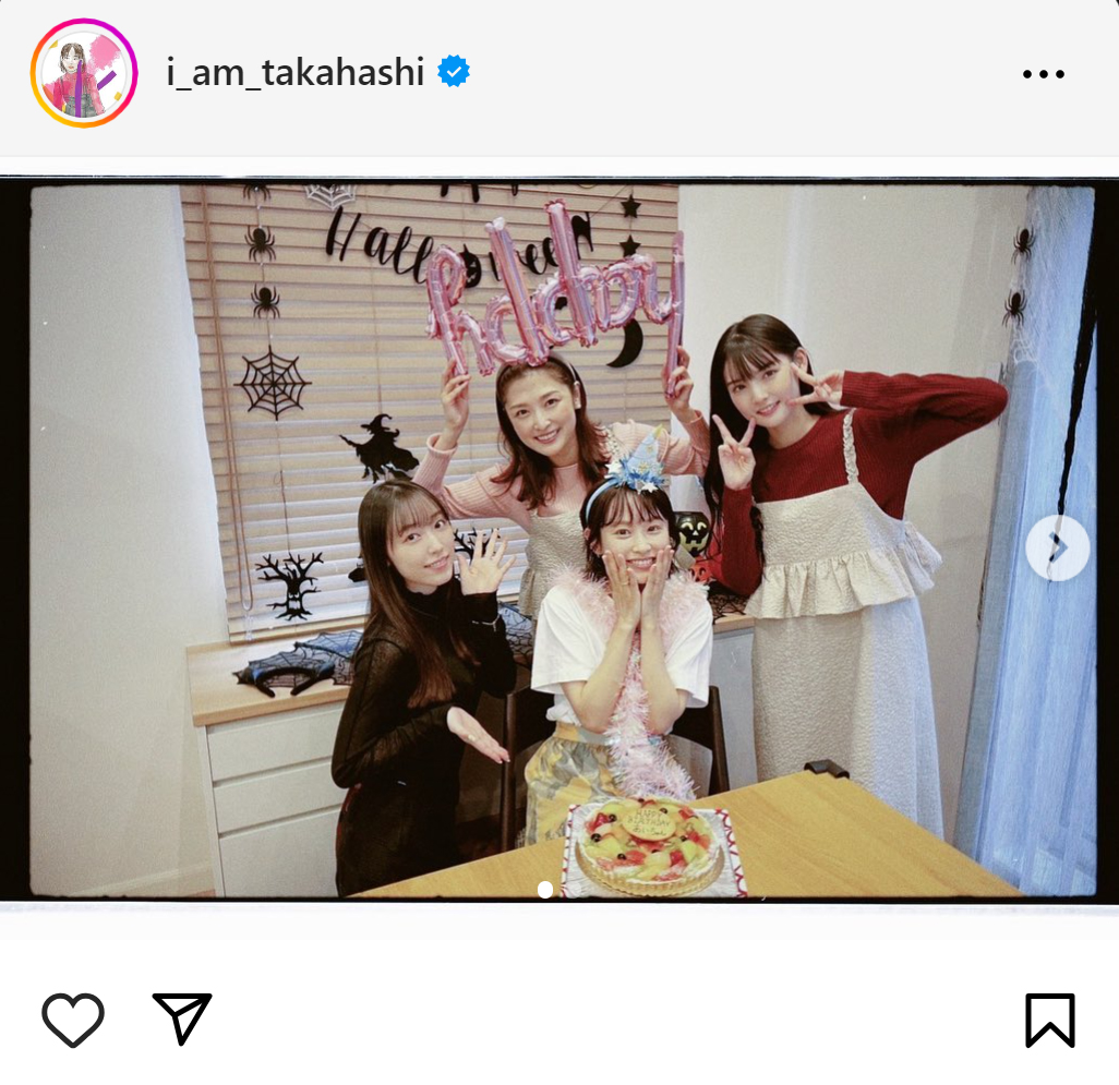 高橋愛のインスタグラムから