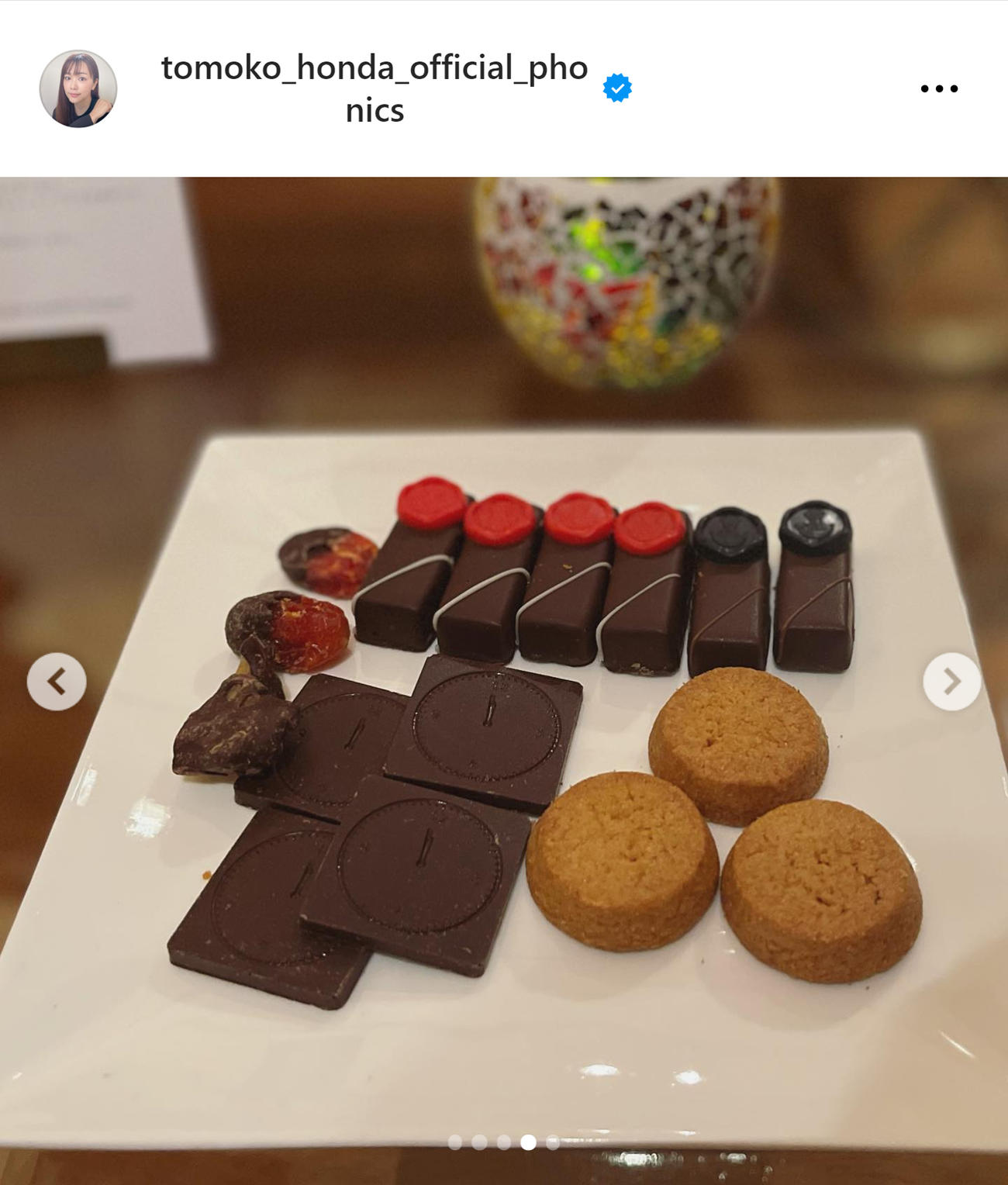 本田朋子のインスタグラムから