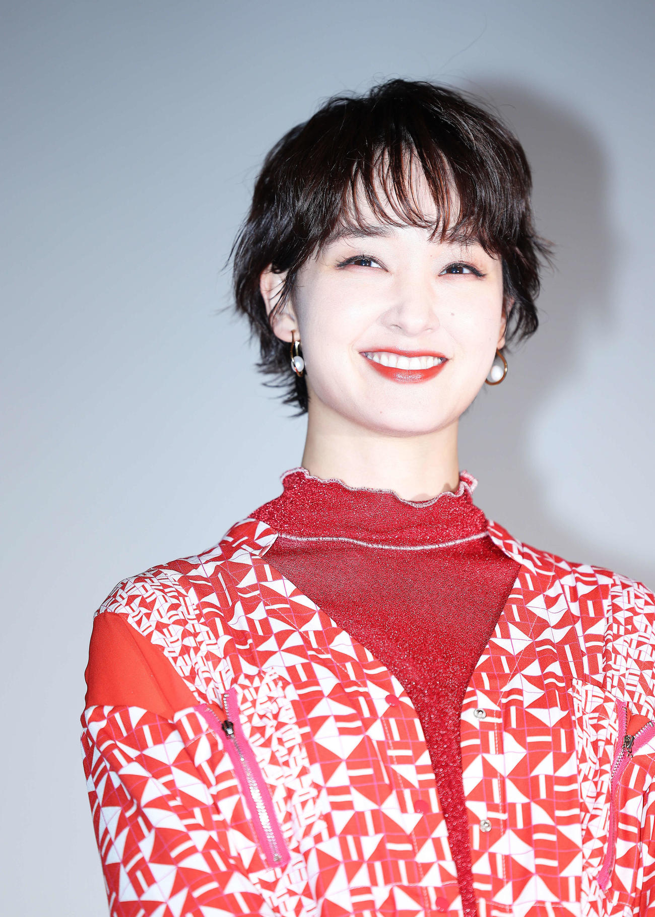 メ～テレ60周年映画「女子大小路の名探偵」公開舞台あいさつに臨む剛力彩芽（撮影・河田真司）