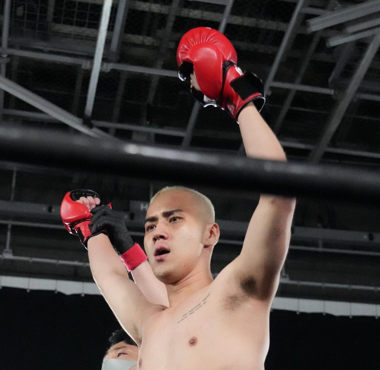 BreakingDown5.5大会に出場したこめお（22年8月16日撮影）