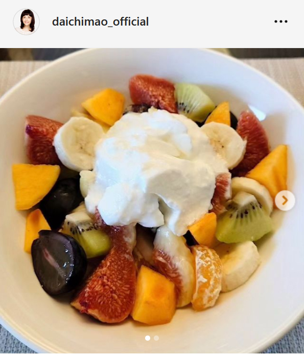 大地真央のインスタグラムから