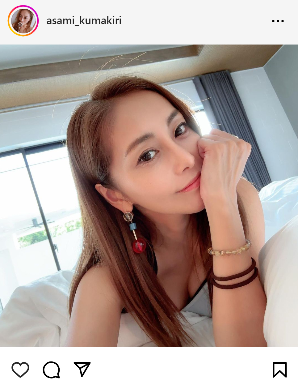 熊切あさ美のインスタグラムから