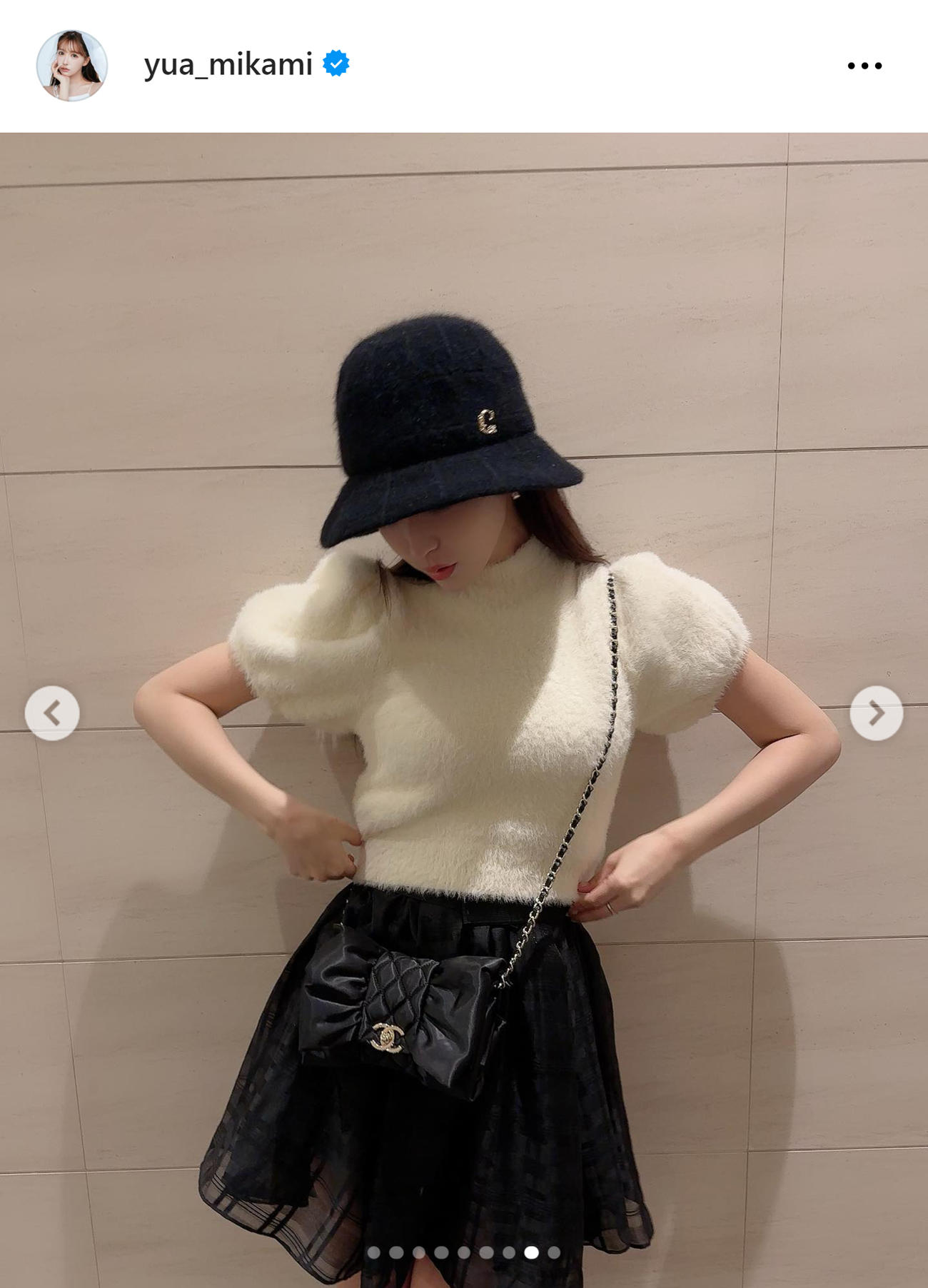 三上悠亜のインスタグラムから