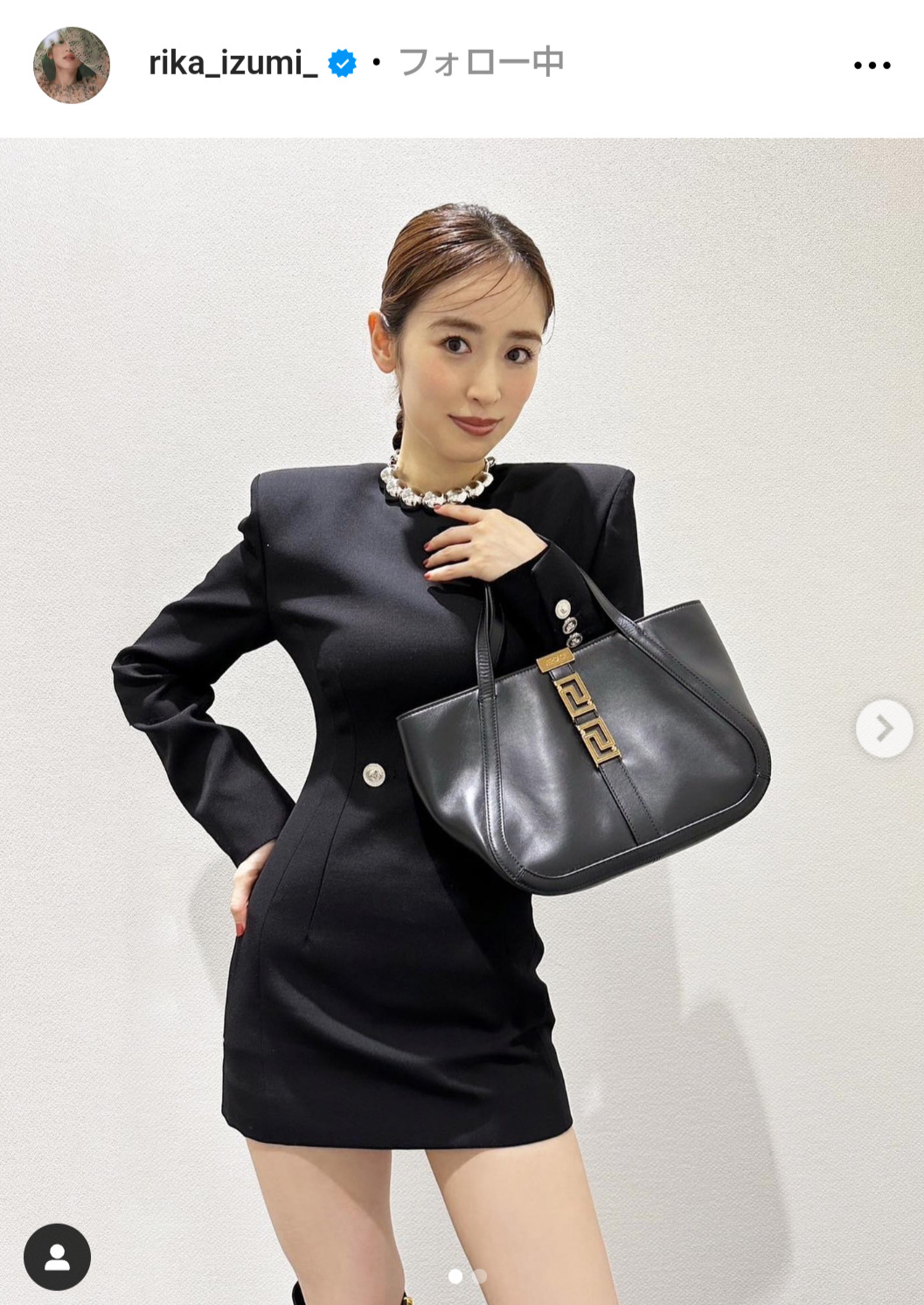 泉里香のインスタグラムから
