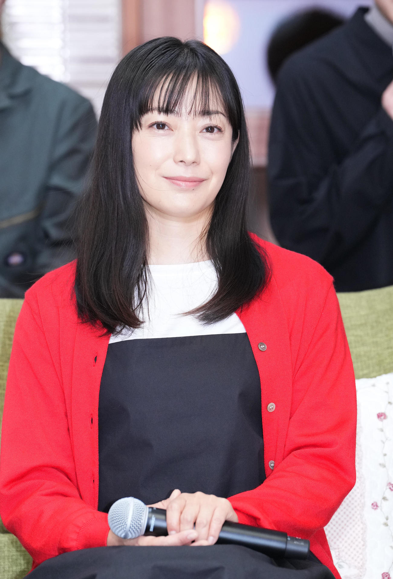 ドラマ「ゆりあ先生の赤い糸」の制作発表記者会見に臨む菅野美穂（撮影・菅敏）