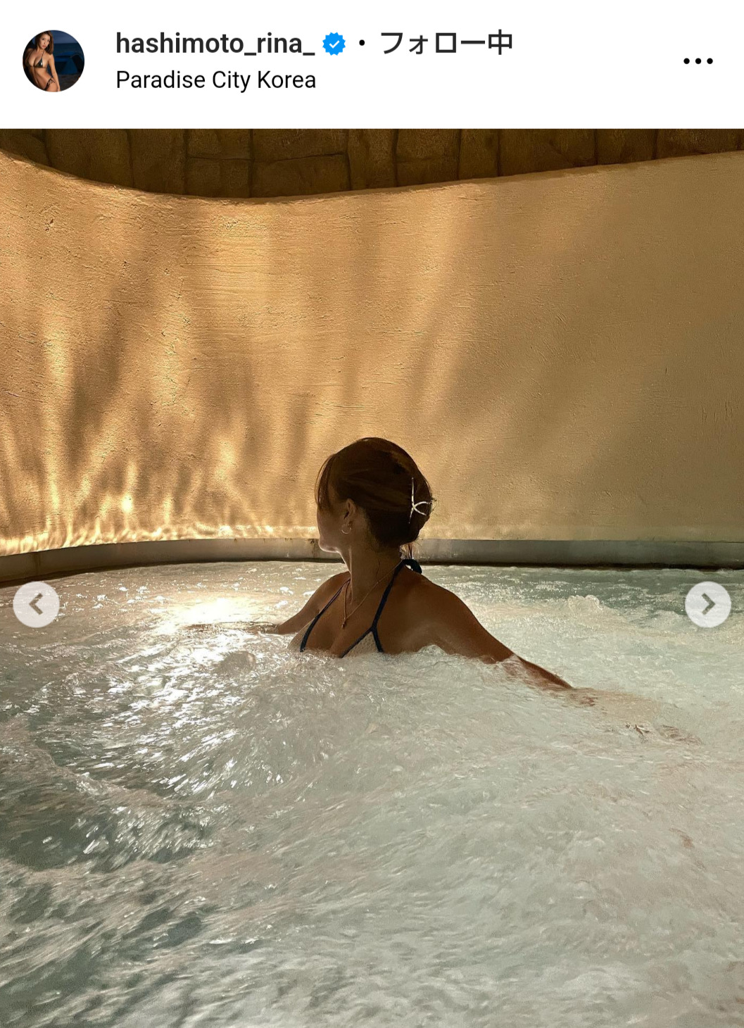 橋本梨菜のインスタグラムから