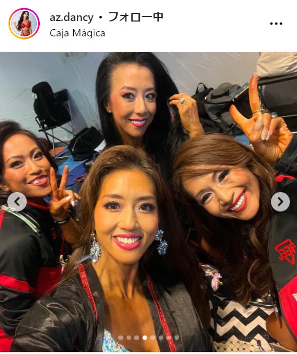 ダンシーあずさのインスタグラムから