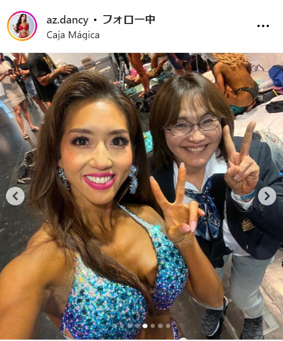 ダンシーあずさのインスタグラムから