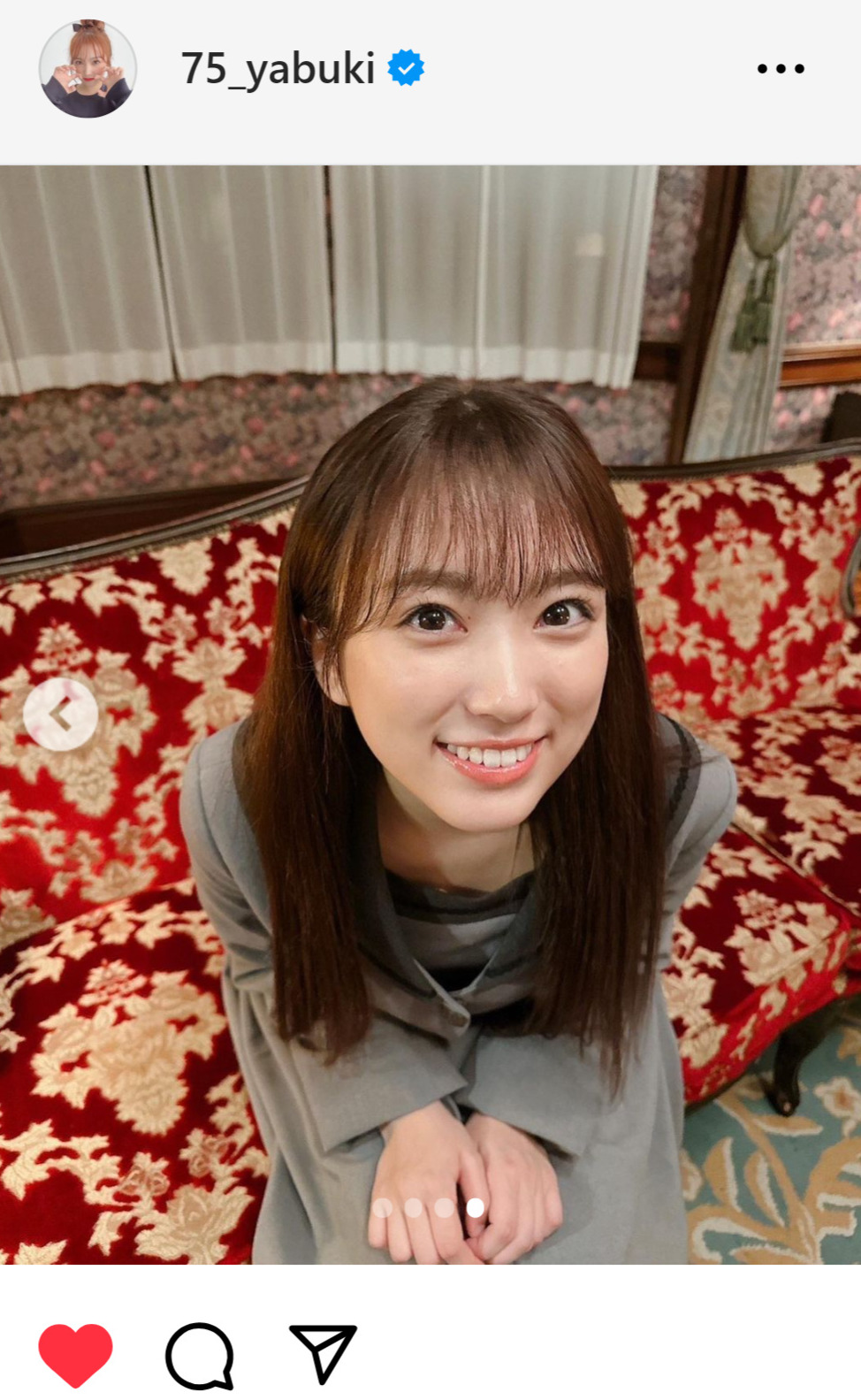 矢吹奈子のインスタグラムから