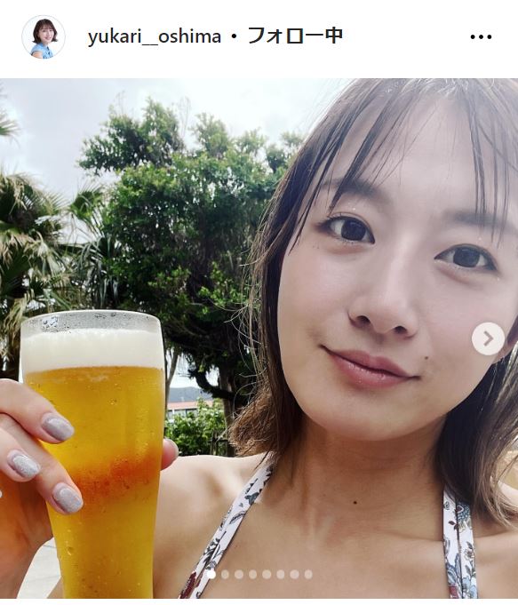大島由香里のインスタグラムから