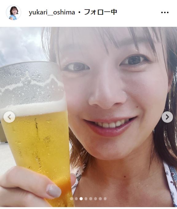 大島由香里のインスタグラムから