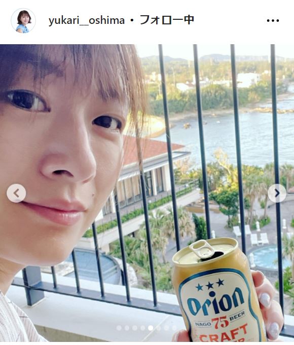 大島由香里のインスタグラムから