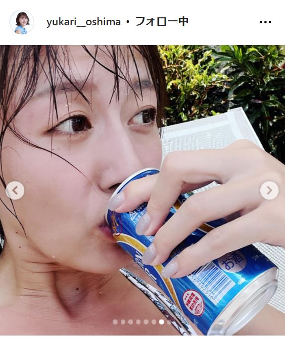 大島由香里のインスタグラムから