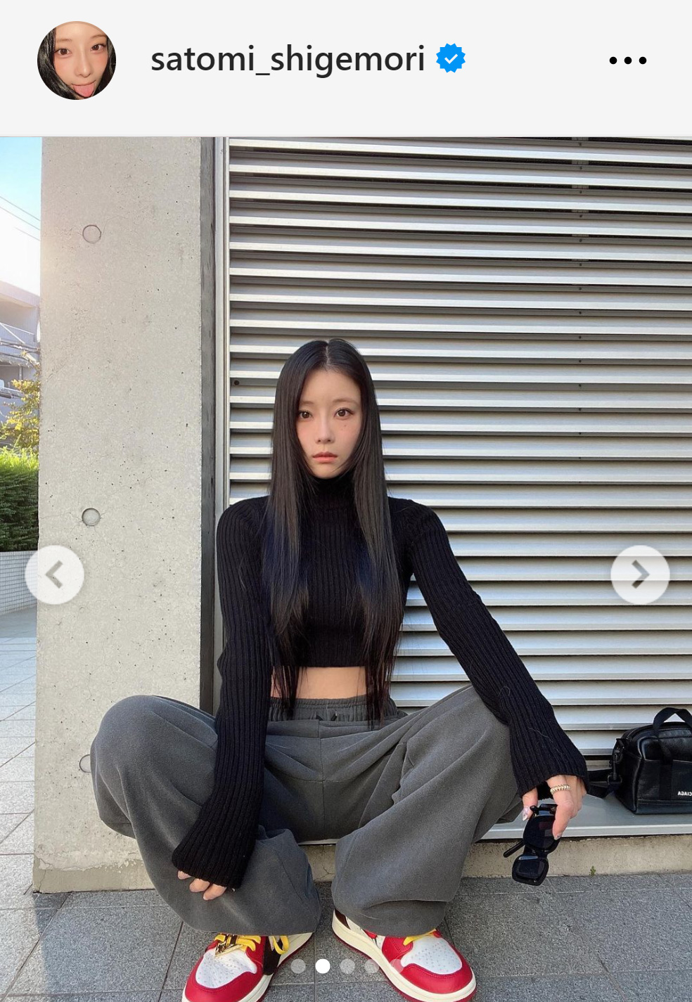 重盛さと美のインスタグラムから