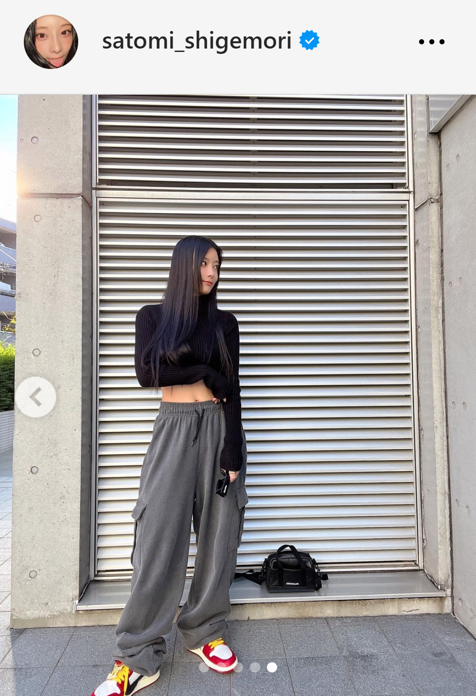 重盛さと美のインスタグラムから