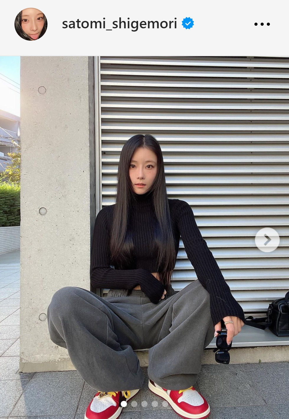 重盛さと美のインスタグラムから