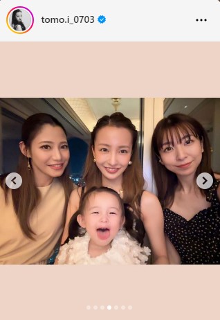 板野友美のインスタグラムから