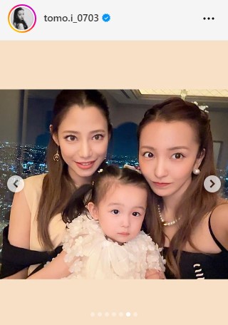 板野友美のインスタグラムから