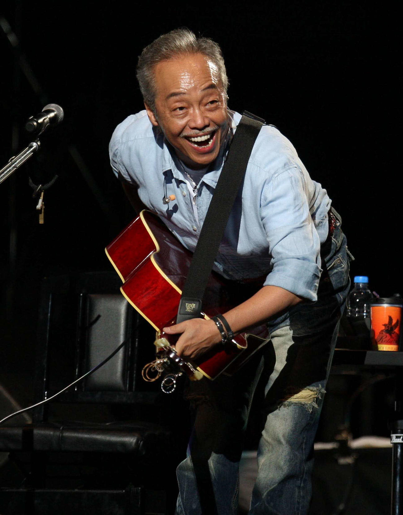 日本武道館公演を行ったアリスの谷村新司（09年11月14日撮影）
