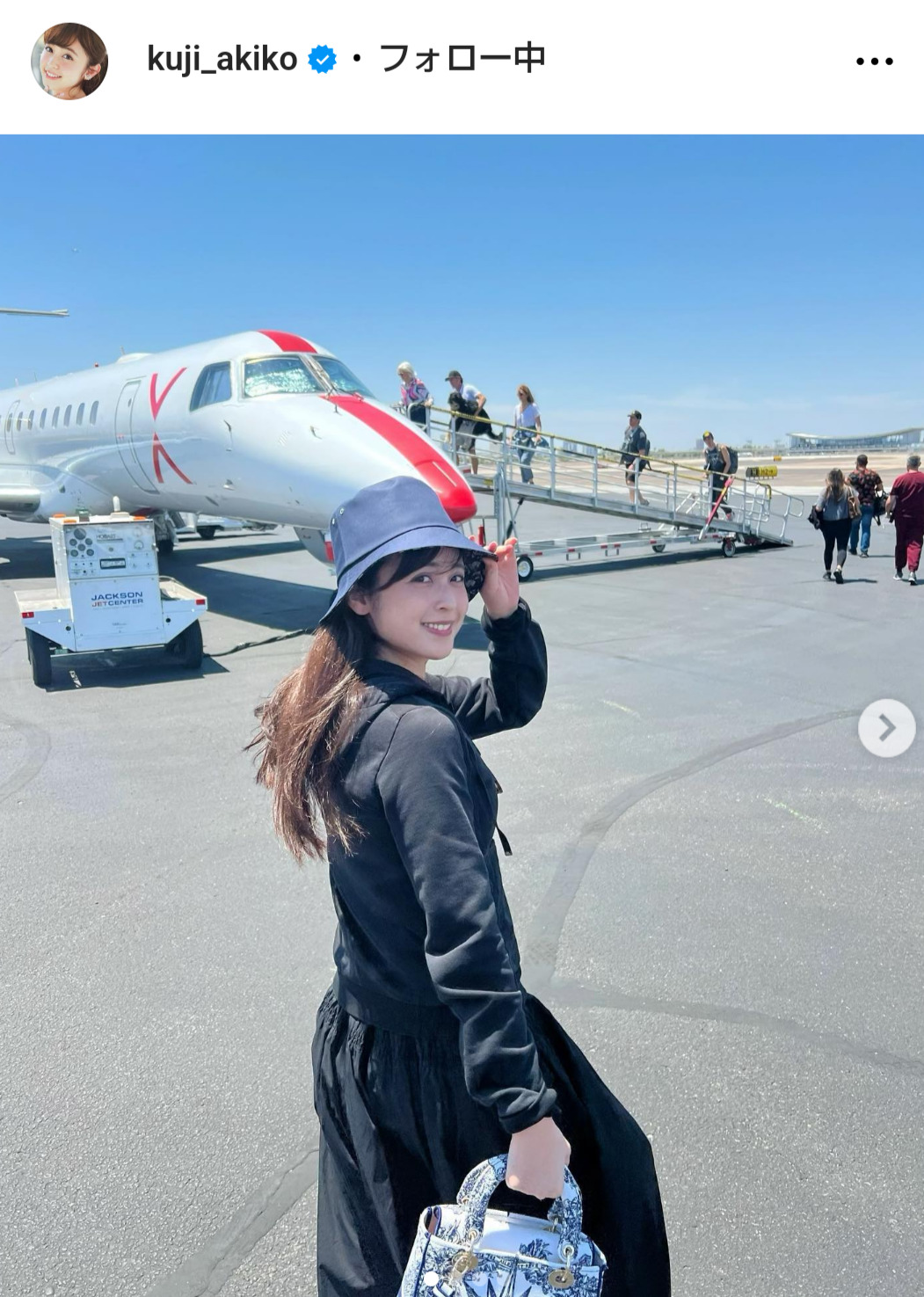久慈暁子のインスタグラムから