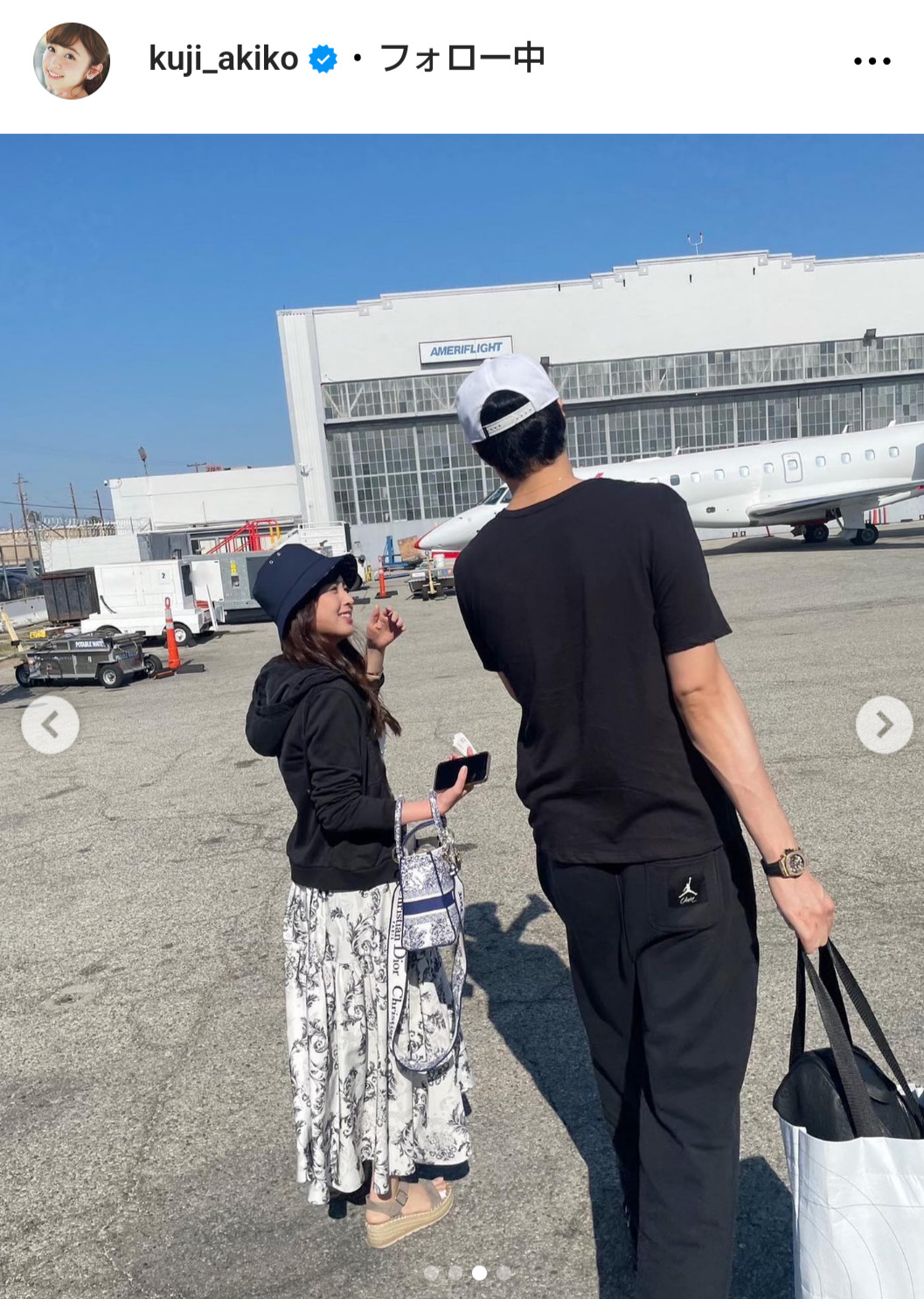 久慈暁子のインスタグラムから