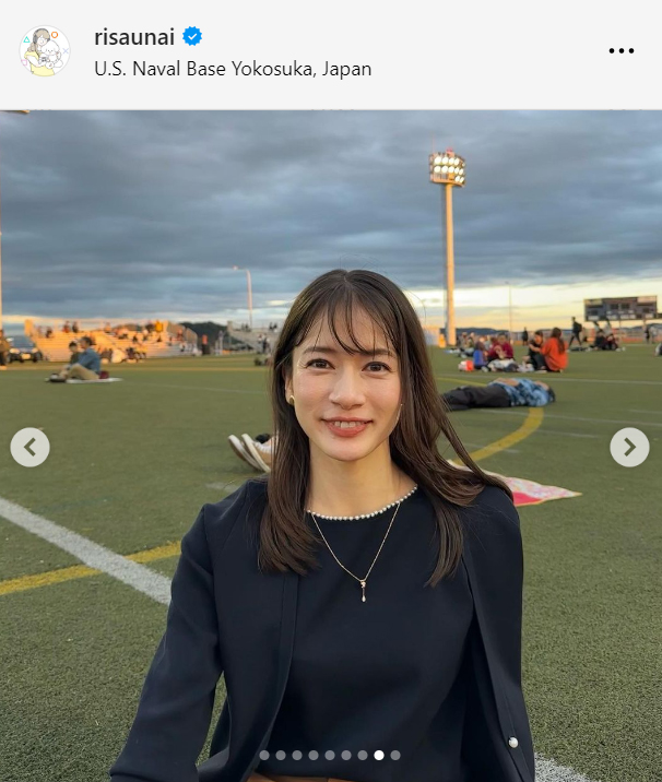 TBS宇内梨沙アナウンサーのインスタグラムから