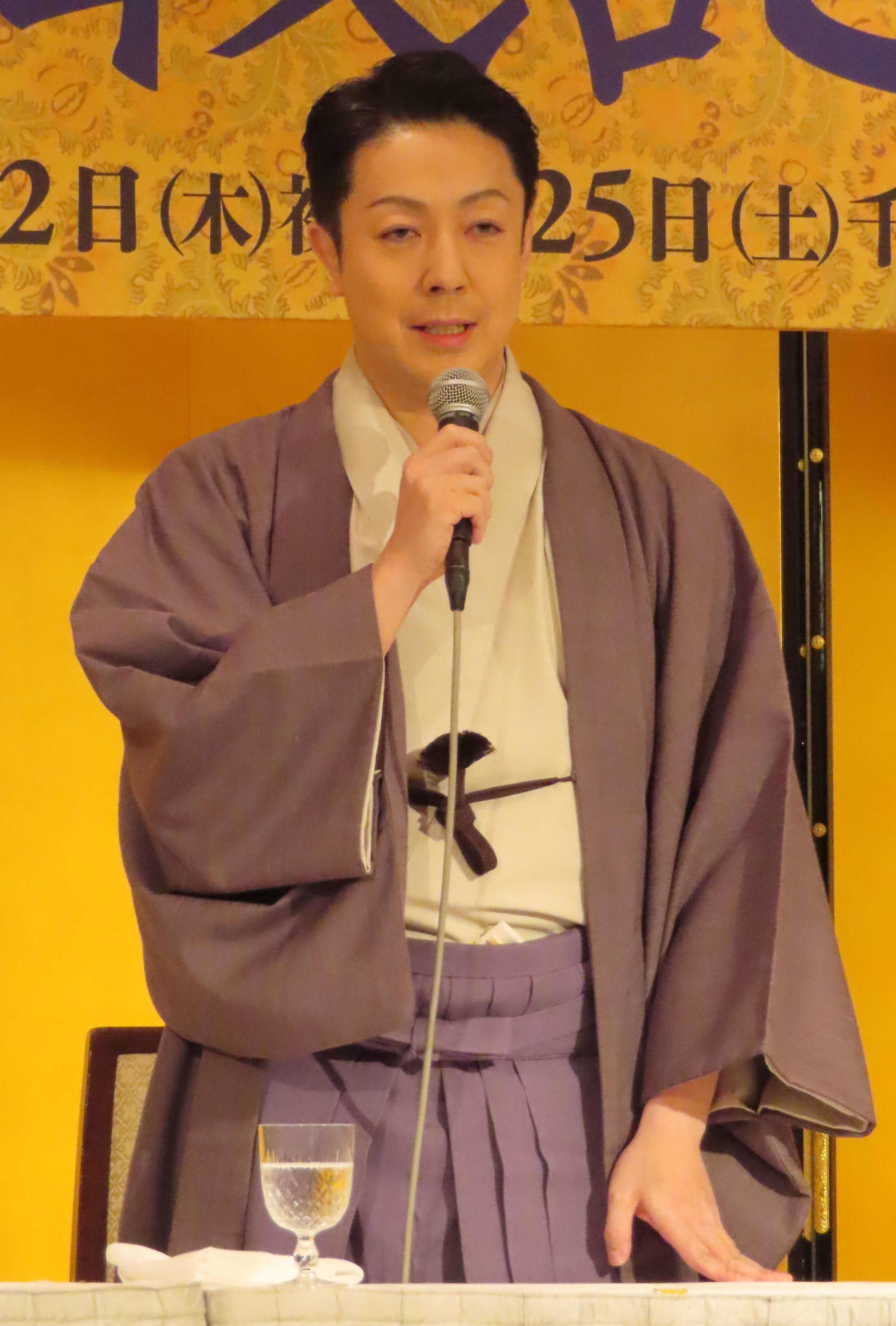 「極付印度伝　マハーバーラタ戦記」の取材会を行った尾上菊之助