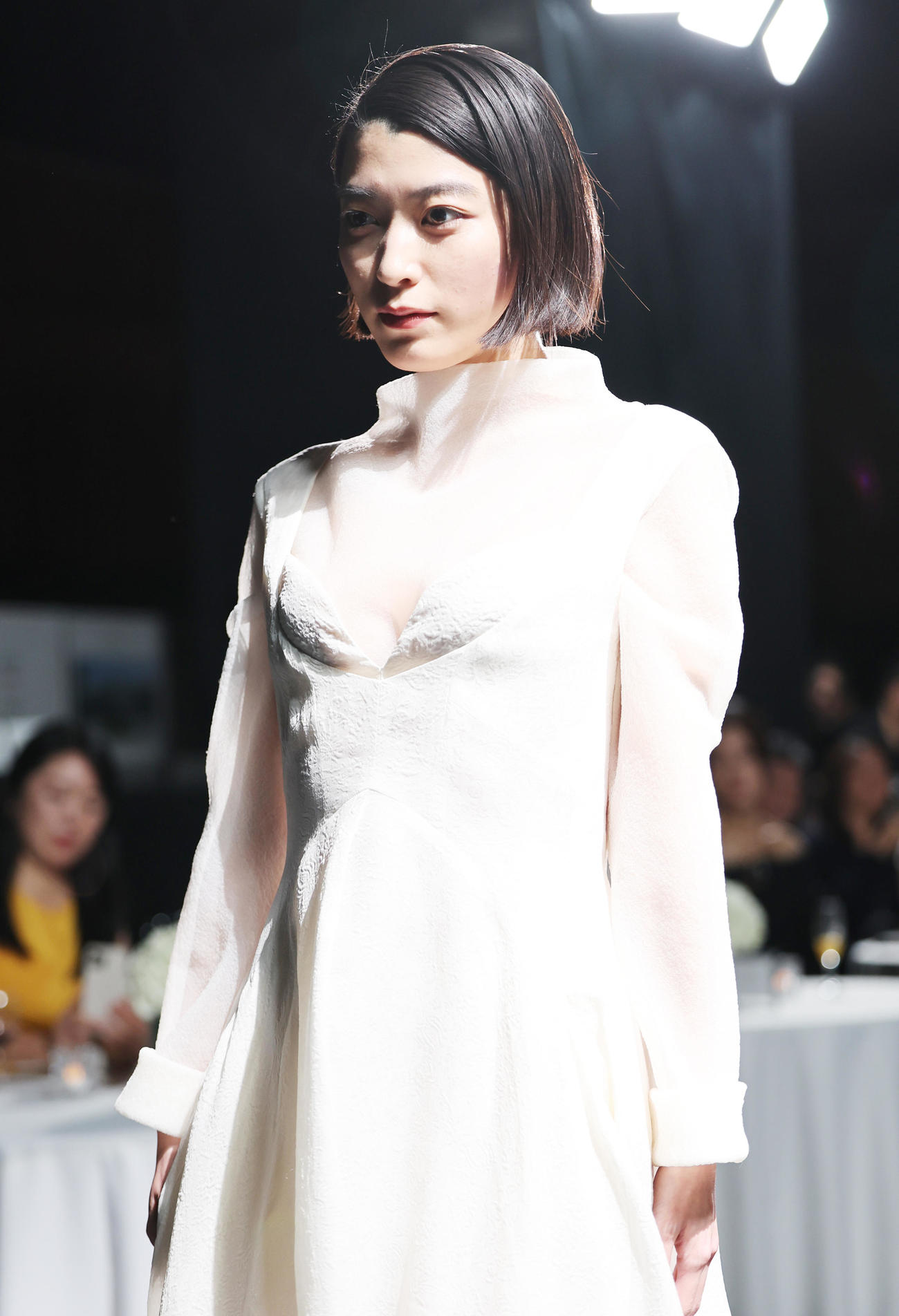 「ハーパーズバザー10周年イベント」に登場した成海璃子（撮影・野上伸悟）