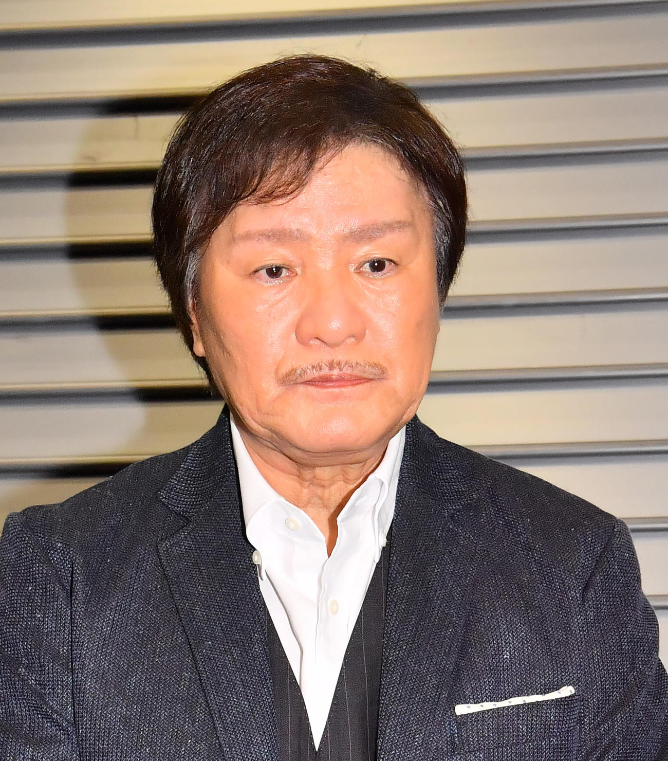 コンサート終了後に会見を行った堀内孝雄（撮影・清水貴仁）