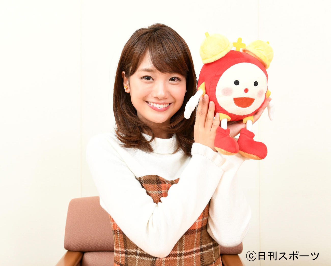 フジテレビ井上清華アナ（2018年10月22日撮影）